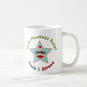 Sock monkey härskar! Mugg