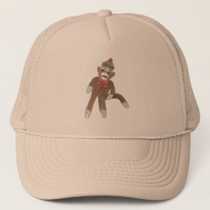 Sock monkey Hat Truckerkeps