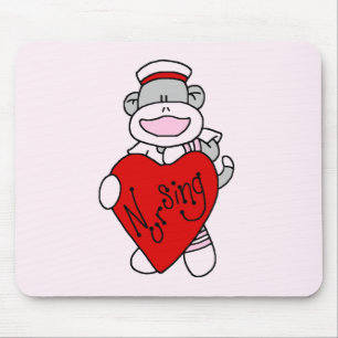 Sock monkey I Kärlek, T-tröjor och presenter Musmatta