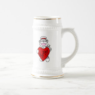 Sock monkey I Kärlek, T-tröjor och presenter Sejdel