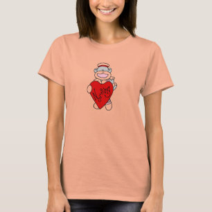 Sock monkey I Kärlek, T-tröjor och presenter T Shirt