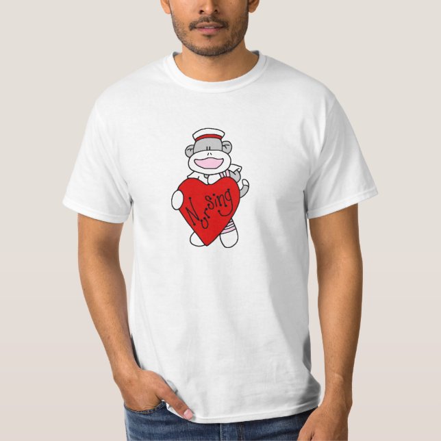 Sock monkey I Kärlek, T-tröjor och presenter Tröja (Framsida)