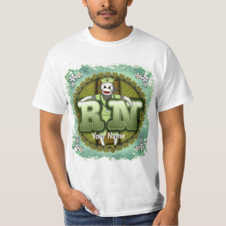 Sock monkey Irish sköterska T Shirt
