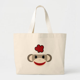 sock monkey jumbo tygkasse