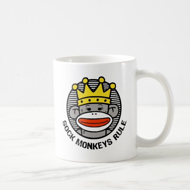 Sock monkey kaffemugg (Höger)