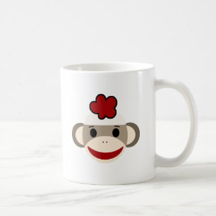 sock monkey kaffemugg