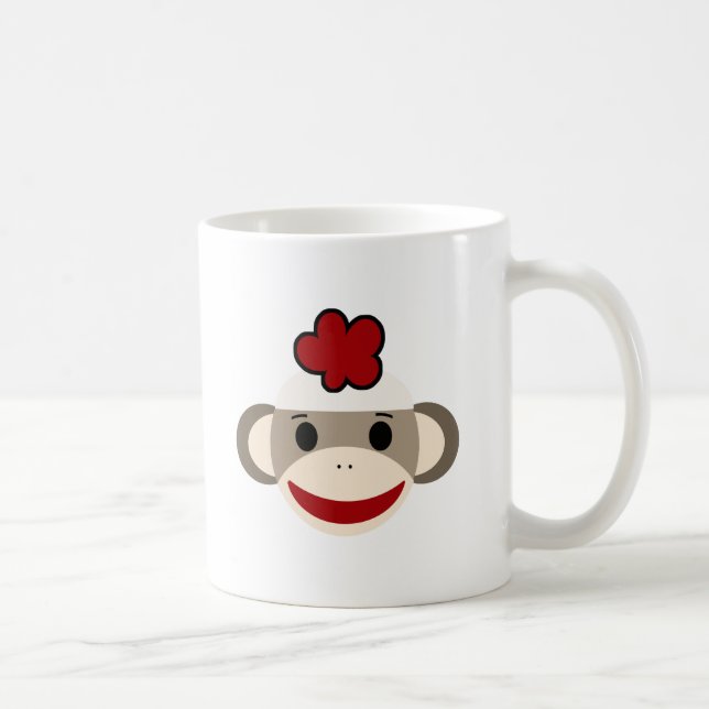 sock monkey kaffemugg (Höger)