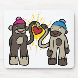 Sock monkey Kärlek Musmatta