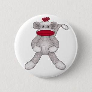 Sock monkey knapp