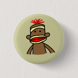 Sock monkey knapp