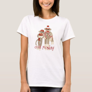 Sock monkey-kod, apa T-transport Tee