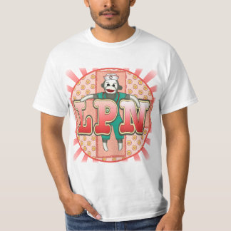 Sock monkey LPN Nurse T-Shirt