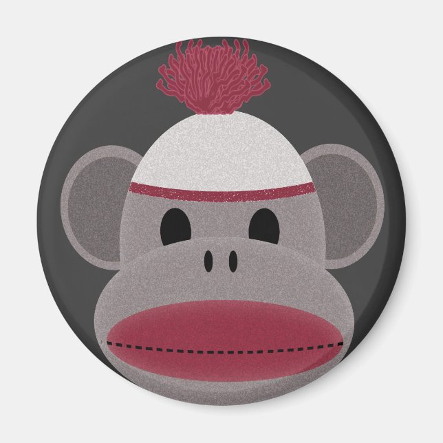 Sock monkey magnet (Framsidan)