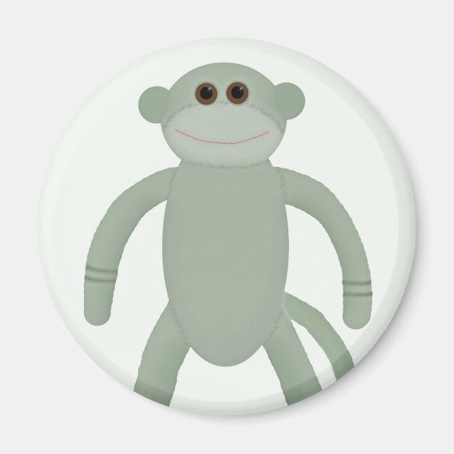 Sock monkey magnet (Framsidan)