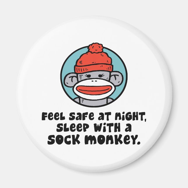 Sock monkey magnet (Framsidan)
