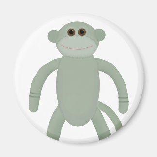 Sock monkey magnet