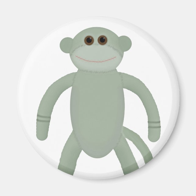 Sock monkey magnet (Framsidan)