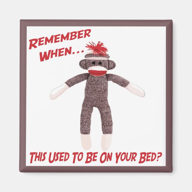 Sock monkey Magnet (Framsidan)
