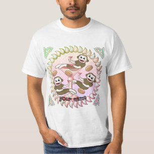 Sock monkey Martini T Shirt