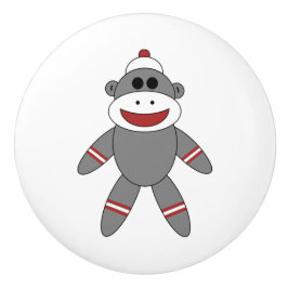 Sock monkey Mjukisdjur Child Bedroom Dresser Knopp