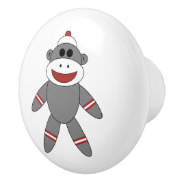 Sock monkey Mjukisdjur Child Bedroom Dresser Knopp