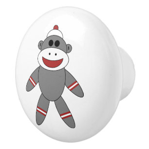 Sock monkey Mjukisdjur Child Bedroom Dresser Knopp