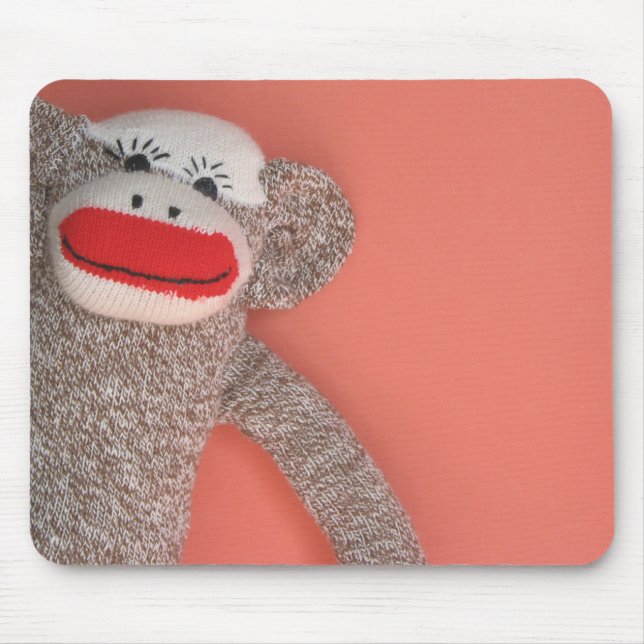 Sock monkey Mousepad Musmatta (Framsidan)