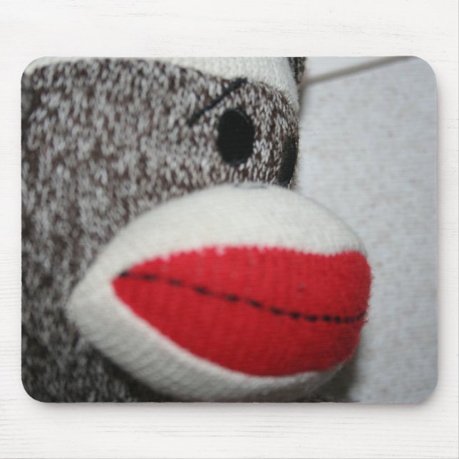 Sock monkey Mousepad Musmatta (Framsidan)
