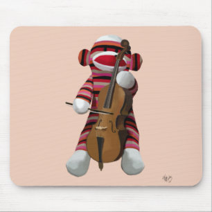 Sock monkey och Cello 2 Musmatta
