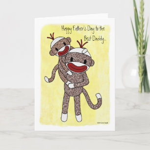 Sock monkey pappa 01 kort