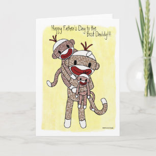 Sock monkey pappa 02 kort