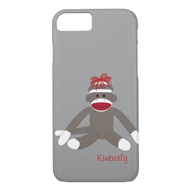 sock monkey Personlig iPhone 5 Case-Mate iPhone Skal (Baksida)