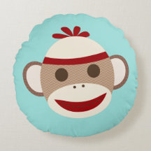 Sock monkey Pillow