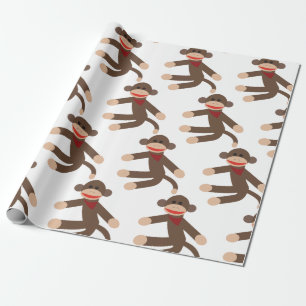 Sock monkey presentpapper