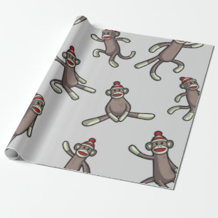 Sock monkey presentpapper