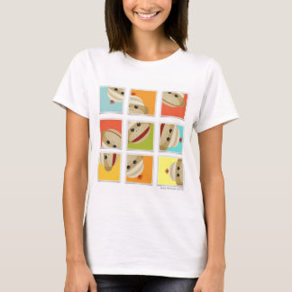 Sock monkey slår kvarterskjortan Kelly Schwark Tee Shirt