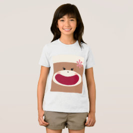 Sock monkey Smile (flicka) T Shirt