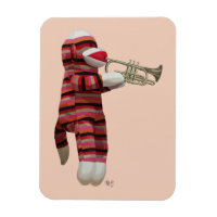 Sock monkey spelar trumpet 2