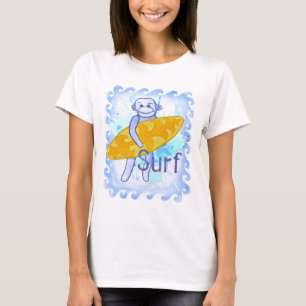 Sock monkey Surfer T-Shirt
