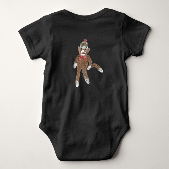 Sock monkey t shirt (Baksida)