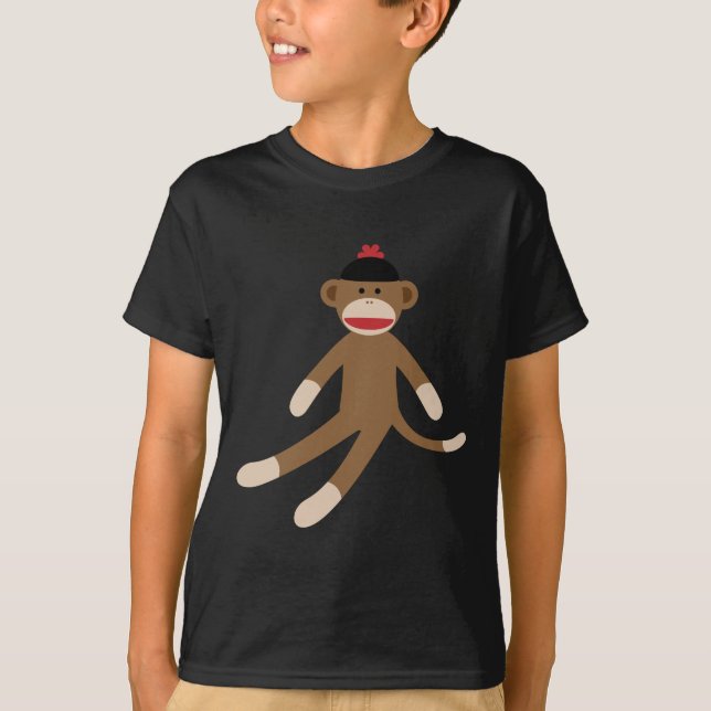 sock monkey t-shirt (Framsida)