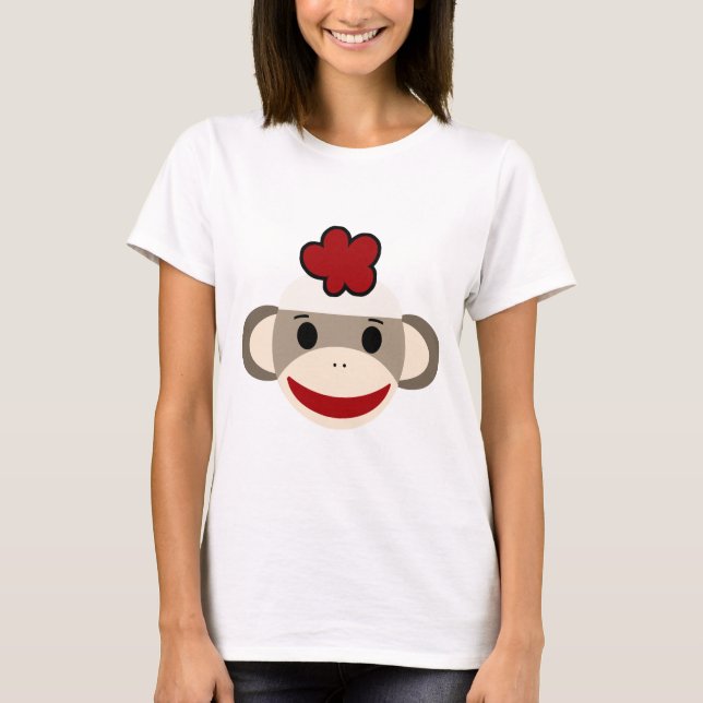 sock monkey t-shirt (Framsida)