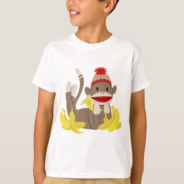 Sock monkey t shirt (Framsida)