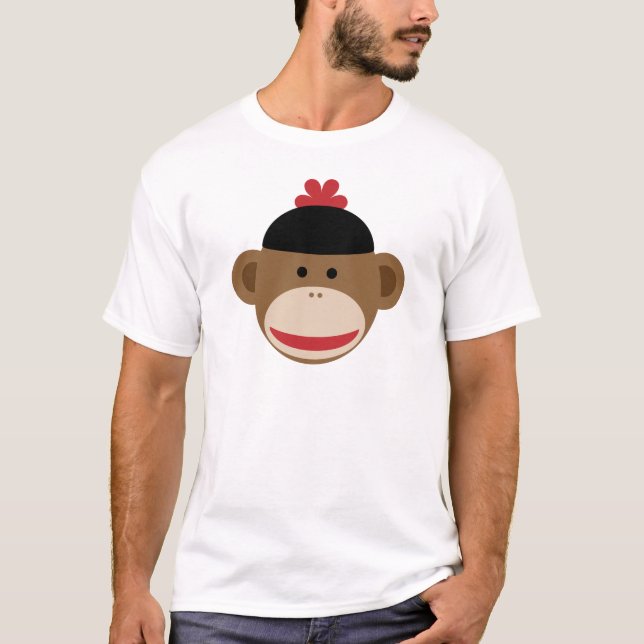 sock monkey tröja (Framsida)