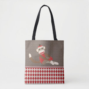 Sock monkey tygkasse