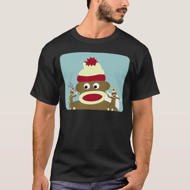 Sock monkeyängel & djävulen tee (Framsida)