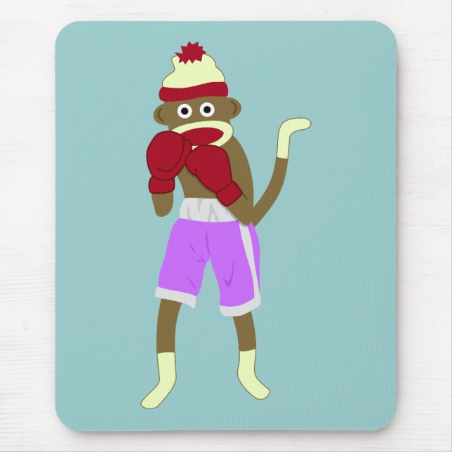 Sock monkeyboxare musmatta (Framsidan)