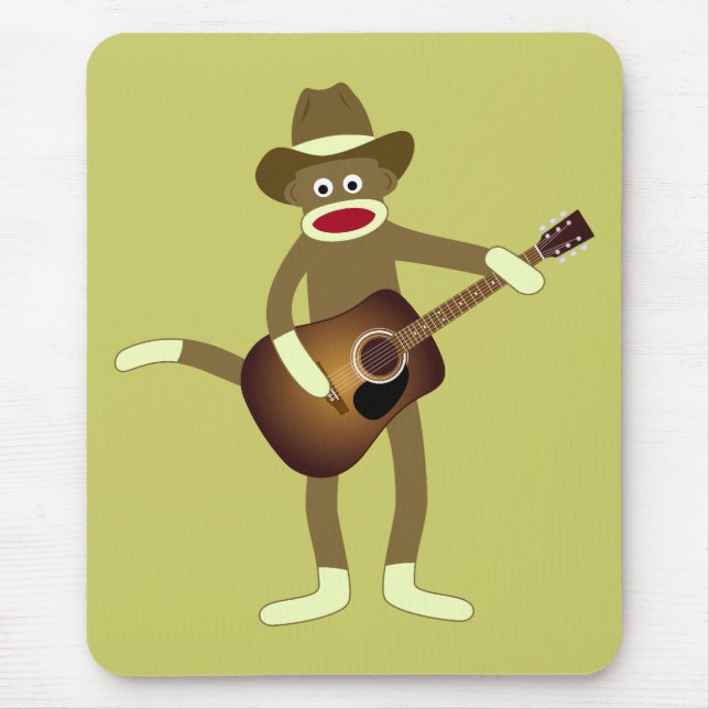 Sock monkeycountrymusik musmatta (Framsidan)