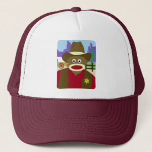 Sock monkeyCowboy Keps