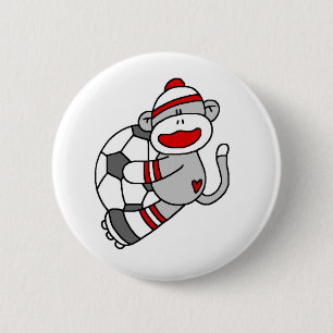 Sock monkeyfotboll knapp